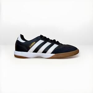 Adidas Samba Millennium Mens Size 9.5 Black White Gum Sole Sneakers